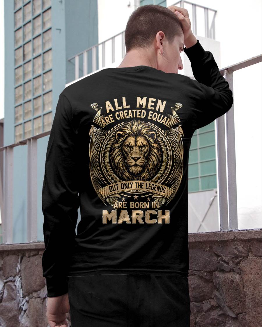 MARCH BORN LEGEND SHIRT – LION KING - FOR MAN - TLEE03 (SKU2606-177-03)