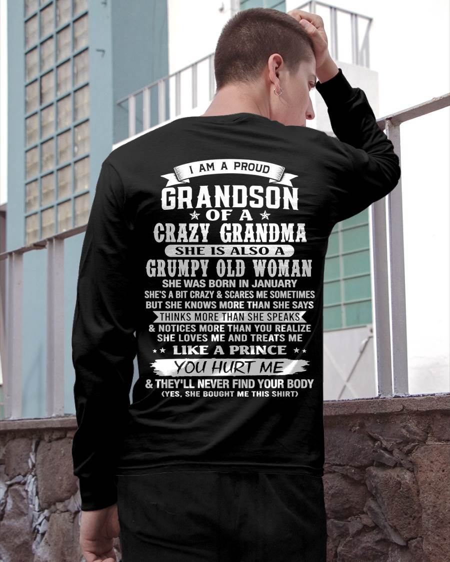 JANUARY - GRANDSON OF A CRAZY GRANDMA - FROM GRANDMA - TLEE01 (SKU2606-274-01)