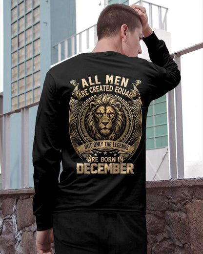 DECEMBER BORN LEGEND SHIRT – LION KING - FOR MAN - TLEE12 (SKU2606-177-12)