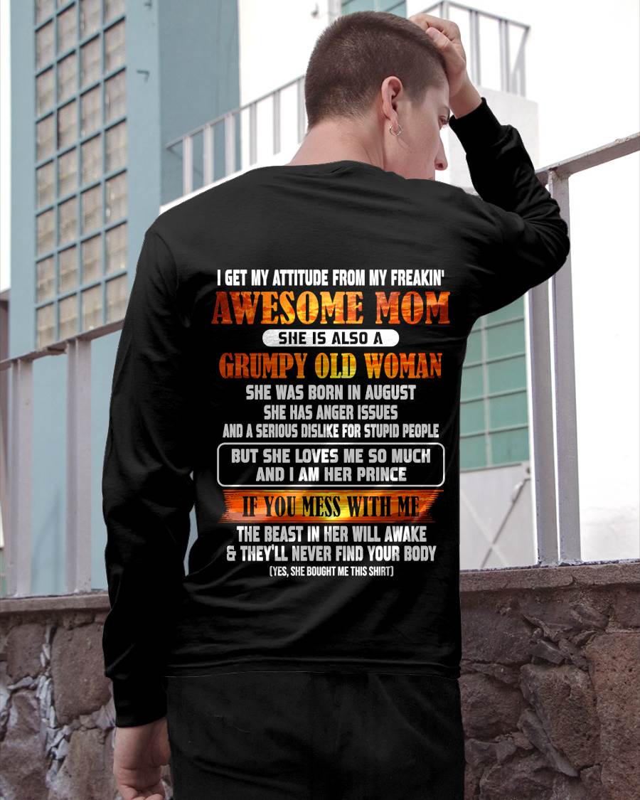 AUGUST - MESS WITH ME, MEET MY AWESOME MOM - FROM MOM - TLEE08 (SKU2606-142-08)