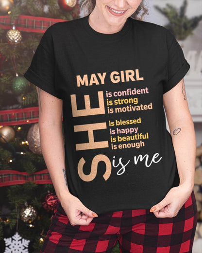MAY GIRL - SELF LOVE TYPOGRAPHY - FOR WOMEN - TLEE05 (SKU2606-255-05)