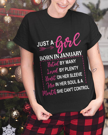 A JANUARY GIRL – HATED BY MANY, LOVED BY PLENTY - FOR WOMEN - TLEE01 (SKU2604-06-01)