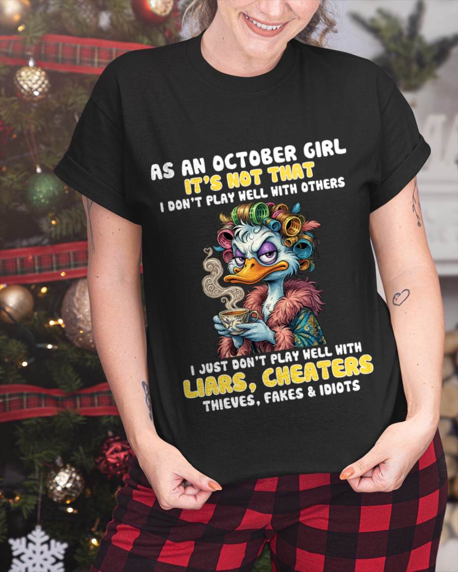AS AN OCTOBER GIRL, I PLAY NICE BUT SELECTIVELY - FOR WOMEN - TLEE10 (SKU2604-29-10)