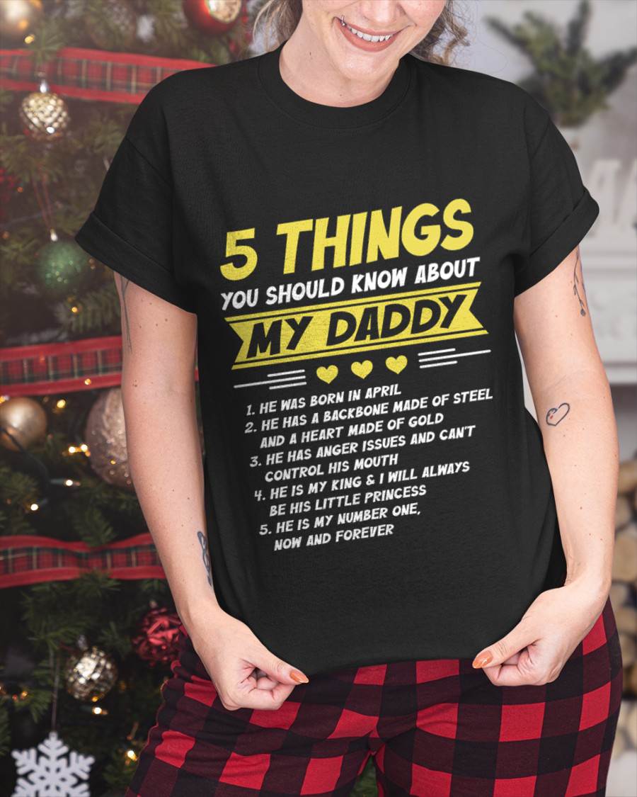 APRIL - 5 THINGS YOU SHOULD KNOW ABOUT MY DADDY - FROM DAD - TLEE04 (SKU2606-53-04)