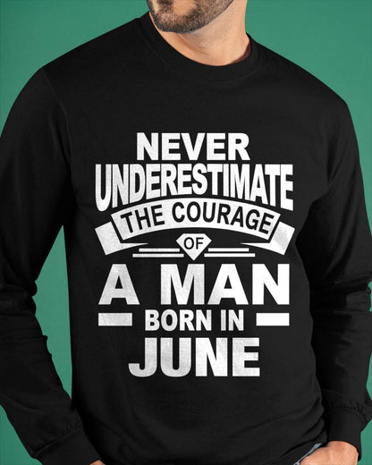 JUNE BORN MAN : COURAGE STRENGTH & PRIDE - FOR MAN - TLEE06 (SKU2606-126-06)