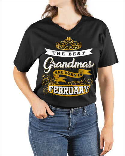 FEBRUARY GRANDMAS ARE THE BEST - FOR WOMEN - TLEE02 (SKU2605-238-02)