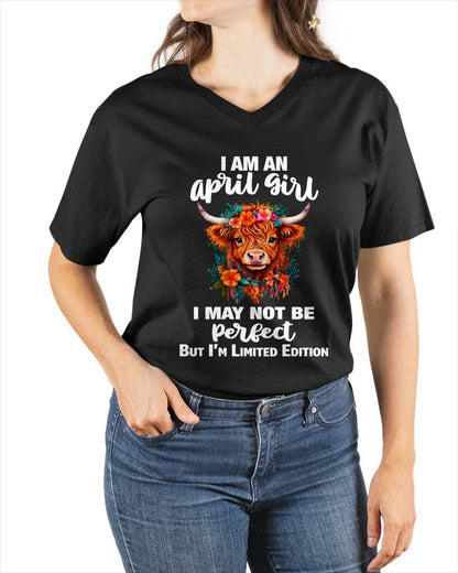APRIL GIRL ONE OF A KIND TEE - FOR WOMEN - TLEE04 (SKU2607-296-04)