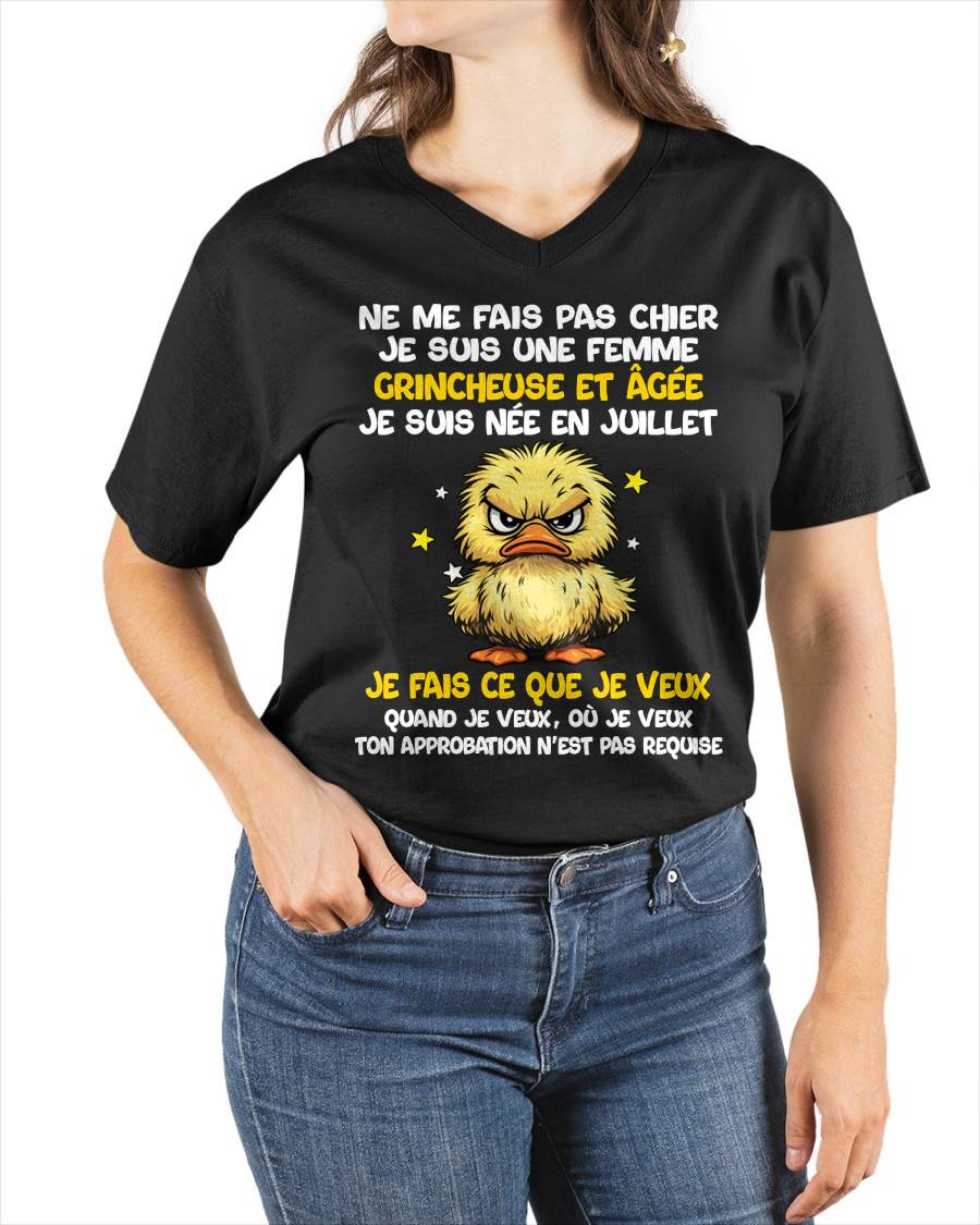 JE SUIS UNE FILLE DE JUILLET - POUR FEMME - TLEE07 (SKU2604-119-07)