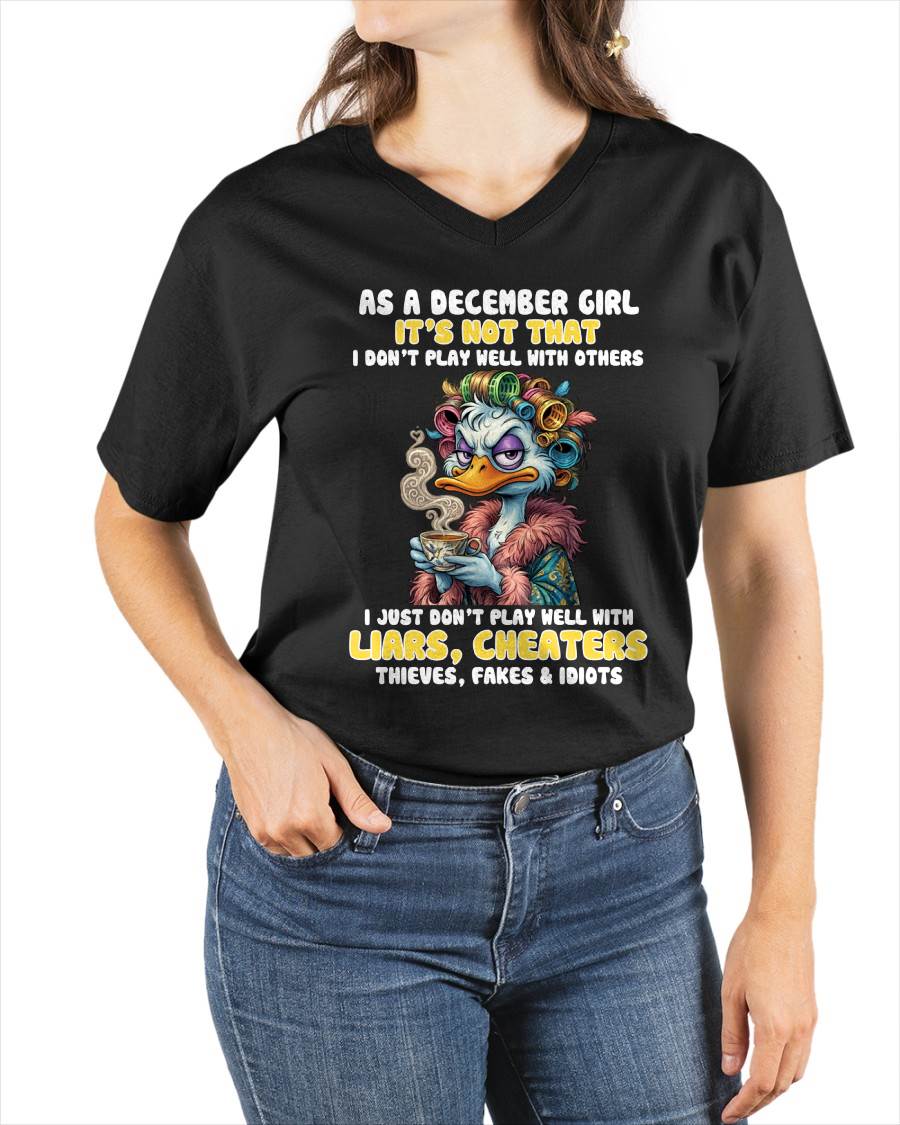 AS A DECEMBER GIRL, I PLAY NICE BUT SELECTIVELY - FOR WOMEN - TLEE12 (SKU2604-29-12)