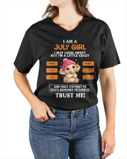 JULY GIRL - SWEET, LOUD, AND A LITTLE WILD WITH AN UNFORGETTABLE VIBE - FOR WOMEN - TLEE07 (SKU2603-202-07)