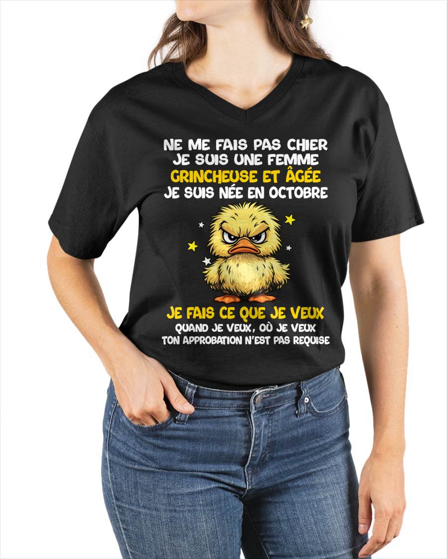 JE SUIS UNE FILLE D’OCTOBRE - POUR FEMME - TLEE10 (SKU2604-119-10)