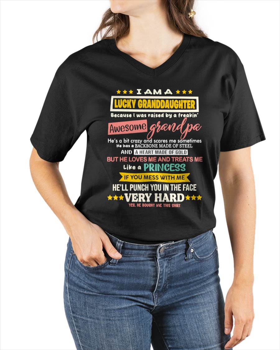 BLESSED GRANDDAUGHTER RAISED BY AN AMAZING GRANDPA - FROM GRANDPA - TLEE00 (SKU2603-273-00)