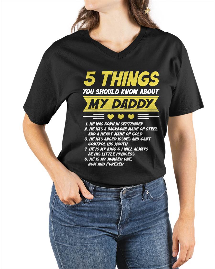 SEPTEMBER - 5 THINGS YOU SHOULD KNOW ABOUT MY DADDY - FROM DAD - TLEE09 (SKU2606-53-09)