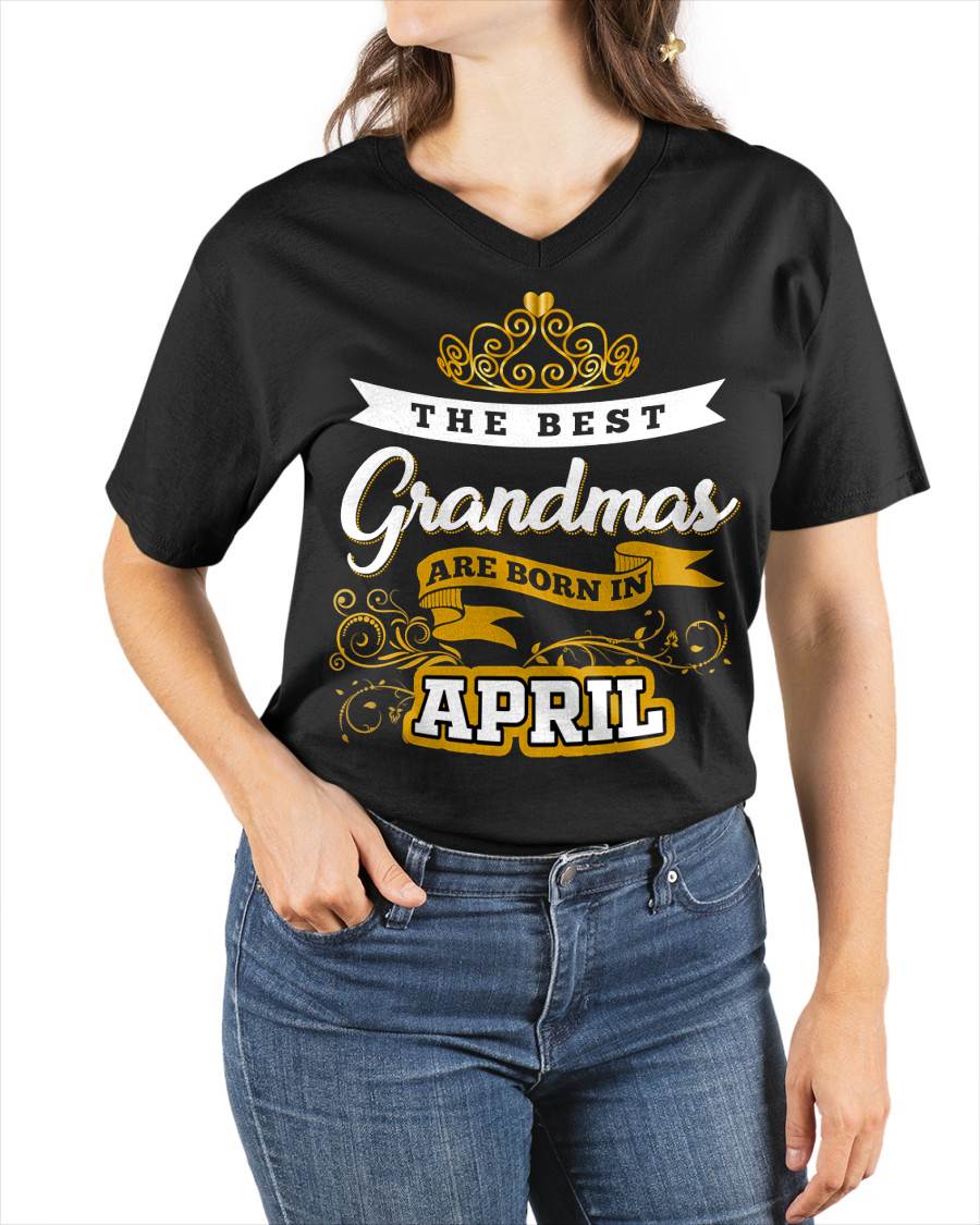APRIL GRANDMAS ARE THE BEST - FOR WOMEN - TLEE04 (SKU2605-238-04)