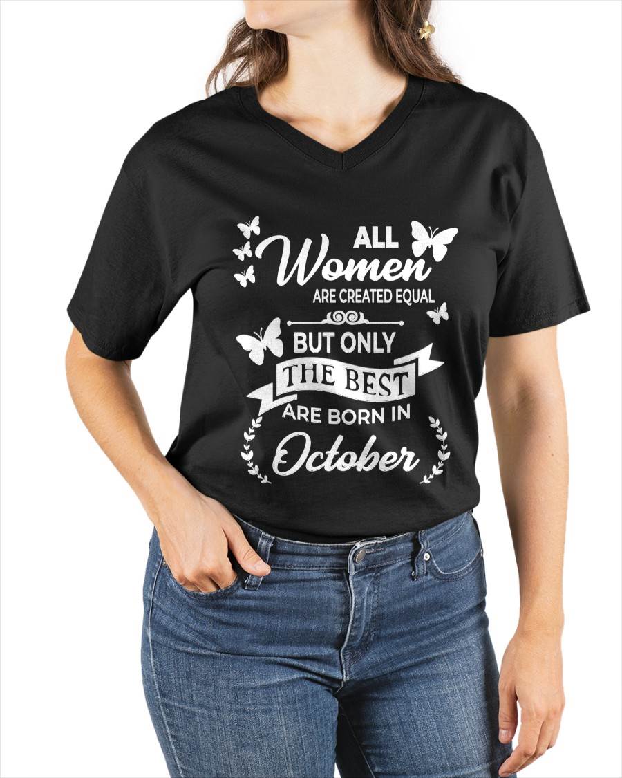 OCTOBER WOMEN ARE THE BEST - FOR WOMEN - TLEE10 (SKU2604-07-10)