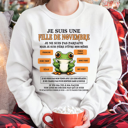 JE SUIS UNE FILLE DE NOVEMBRE - fma TLEE11 / fr11 (SKU2603-02-11)