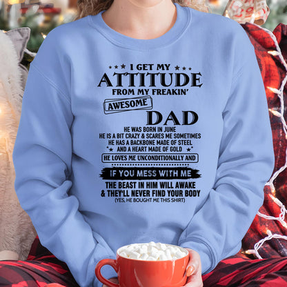 June - Gift For Son and Daughter From Dad - TLEE06 - (SKU-TDADC-06)