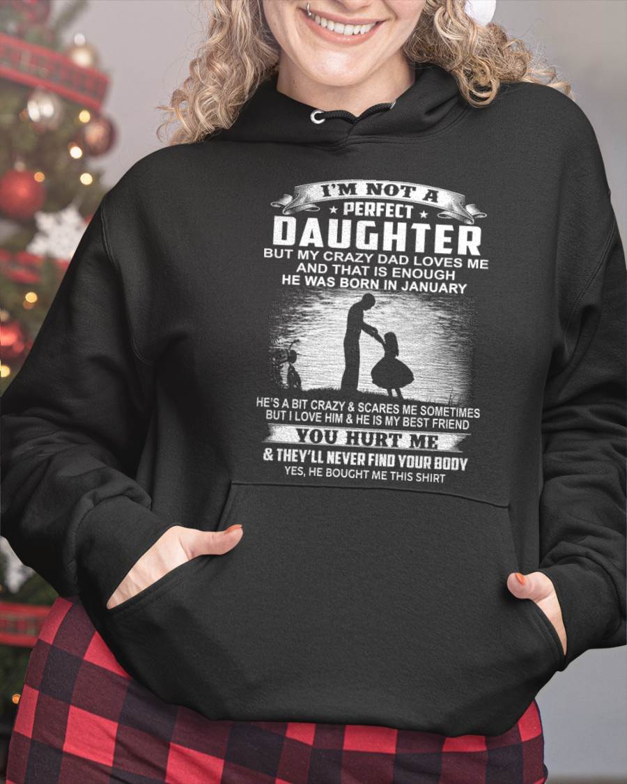 DAD BORN IN JANUARY AND DAUGHTER BEST FRIENDS - FROM DAD - TLEE01 (SKU2605-166-01)