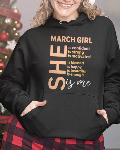MARCH GIRL - SELF LOVE TYPOGRAPHY - FOR WOMEN - TLEE03 (SKU2606-255-03)