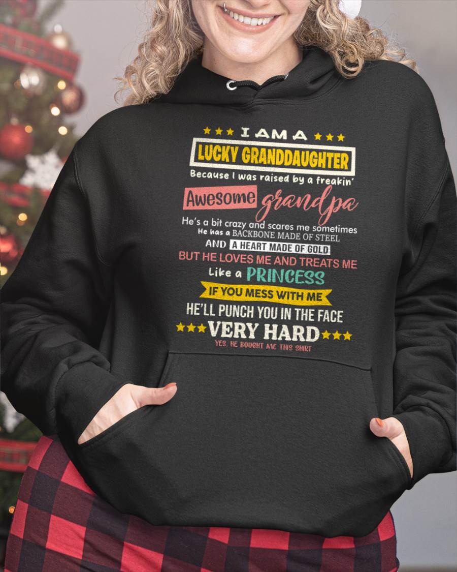 BLESSED GRANDDAUGHTER RAISED BY AN AMAZING GRANDPA - FROM GRANDPA - TLEE00 (SKU2603-273-00)