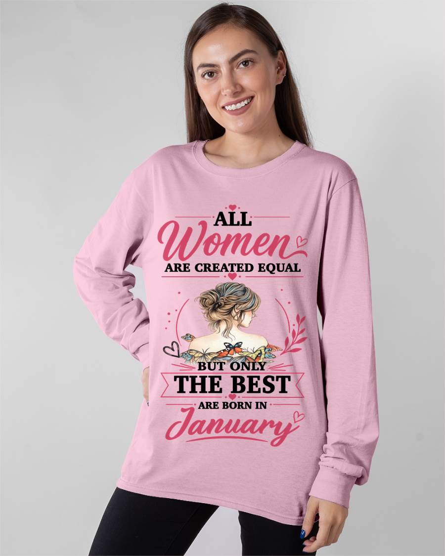 JANUARY GIRLS ARE SIMPLY THE BEST - FOR WOMEN - TLEE01 (SKU2604-316-01)