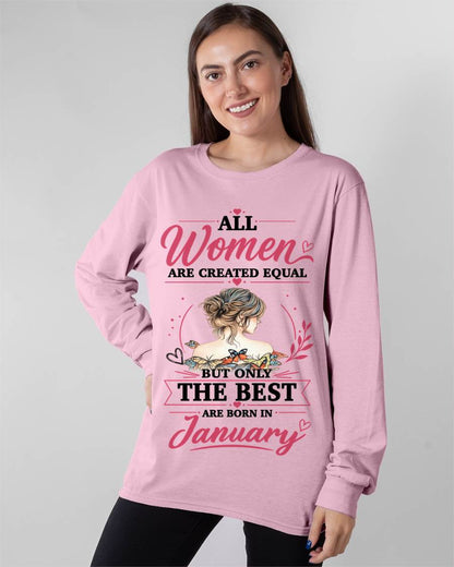 JANUARY GIRLS ARE SIMPLY THE BEST - FOR WOMEN - TLEE01 (SKU2604-316-01)