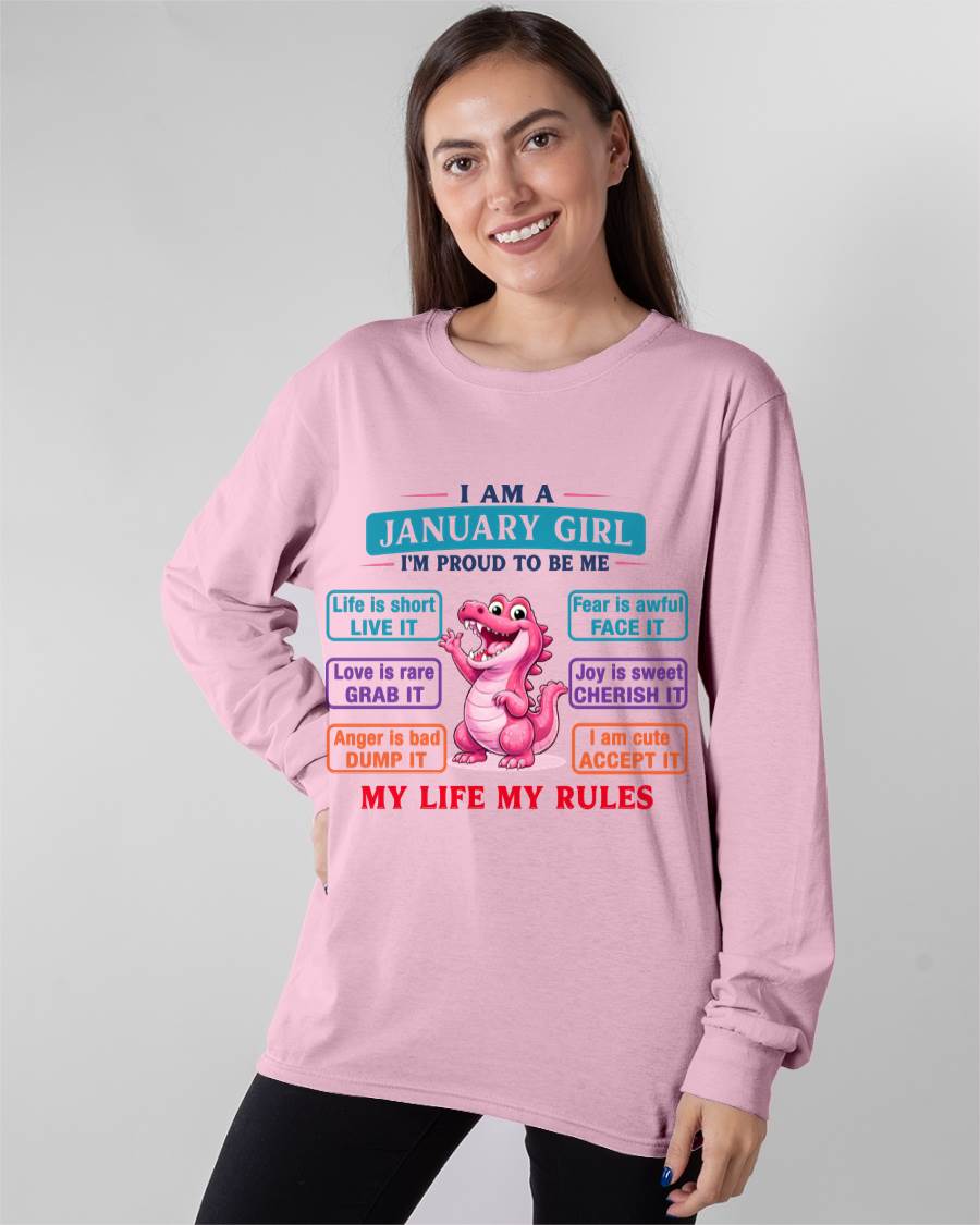 JANUARY GIRL – MY LIFE MY RULES - FOR WOMEN - TLEE01 (SKU2604-245-01)