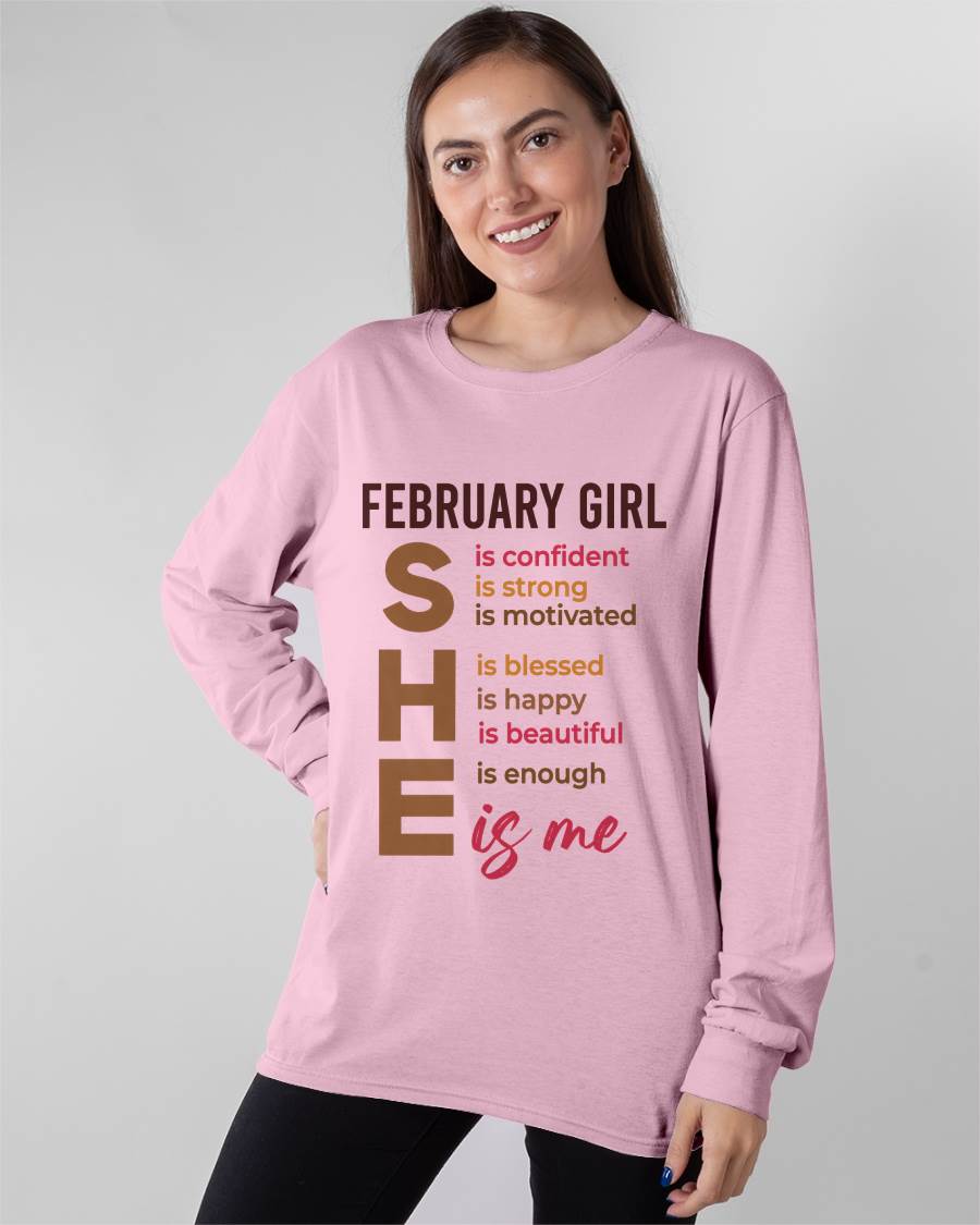 FEBRUARY GIRL - SHE IS ME - FOR WOMEN - TLEE02 (SKU2607-164-02)