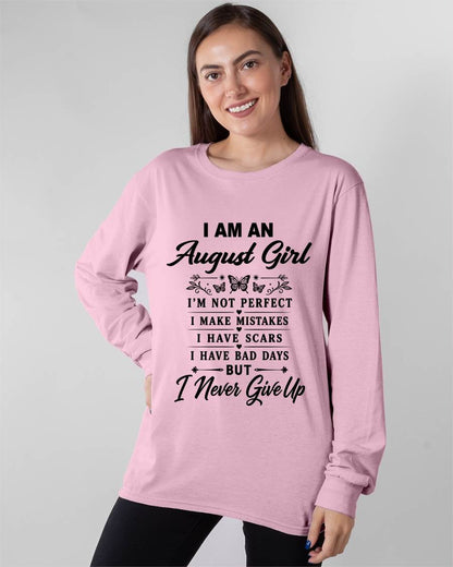 AUGUST GIRL NEVER GIVE UP - FOR WOMEN - TLEE08 (SKU2606-378-08)