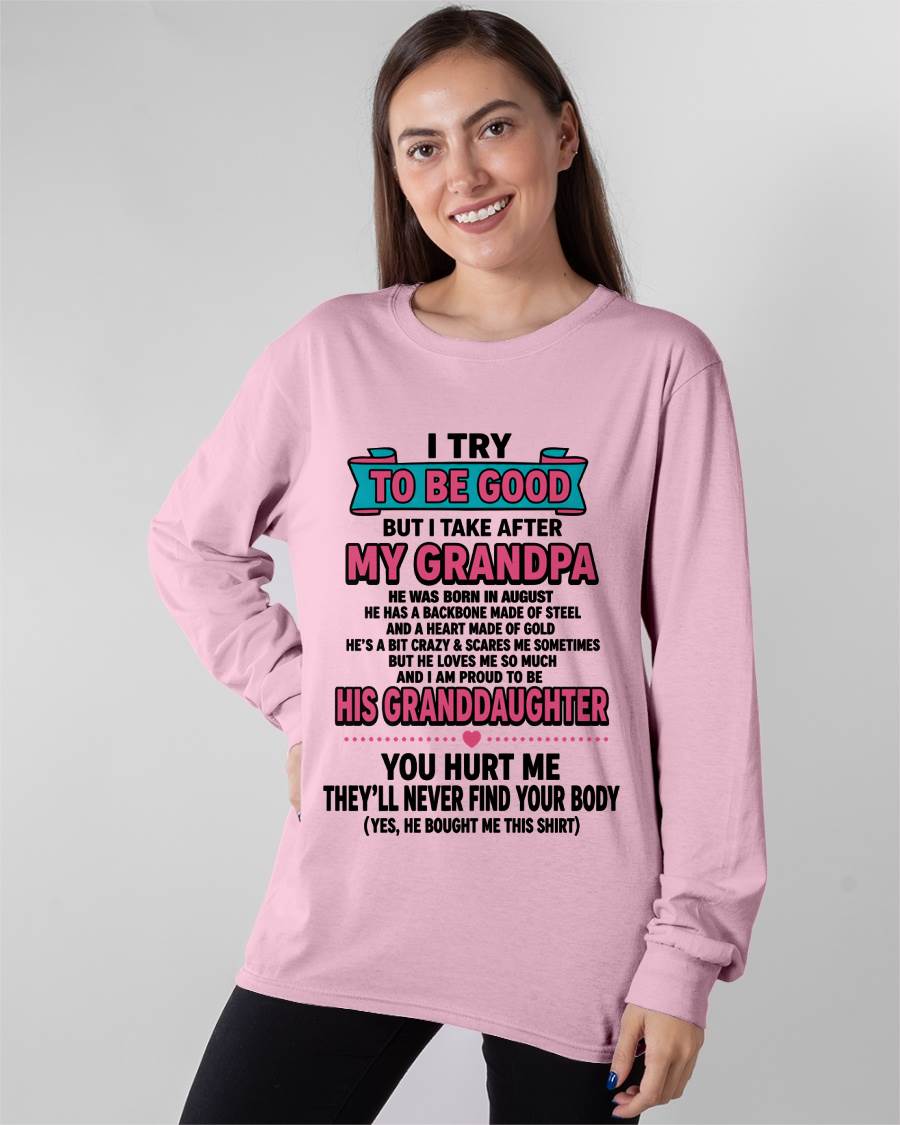 AUGUST - I TRY TO BE GOOD BUT I TAKE AFTER MY GRANDPA - FROM GRANDPA - TLEE08 (SKU2606-212-08)