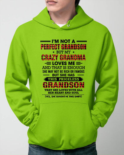 NOT PERFECT, JUST GRANDMA’S FAVORITE GRANDSON - FROM GRANDMA - TLEE00 (SKU2606-362-00)