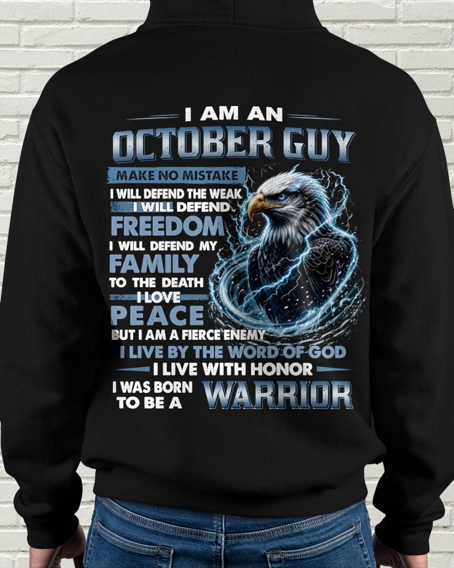 OCTOBER GUY – DEFENDER OF FREEDOM - FOR MAN - TLEE10 (SKU2607-272-10)