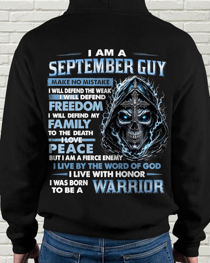 SEPTEMBER GUY – NEVER BACK DOWN - FOR MAN - TLEE09 (SKU2607-271-09)