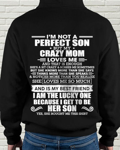 SHE MAY BE CRAZY BUT SHE LOVES ME UNCONDITIONALLY - FROM MOM - TLEE00 (SKU2604-84-00)