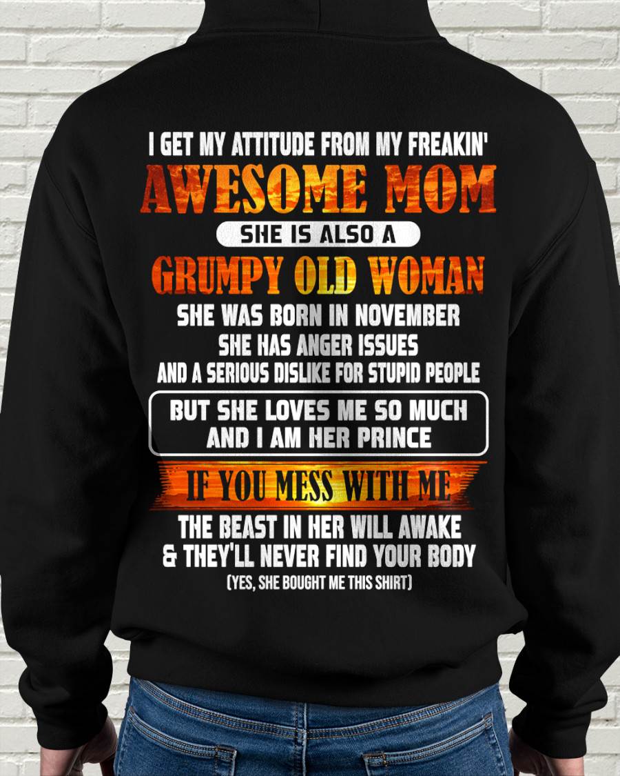NOVEMBER - MESS WITH ME, MEET MY AWESOME MOM - FROM MOM - TLEE11 (SKU2606-142-11)