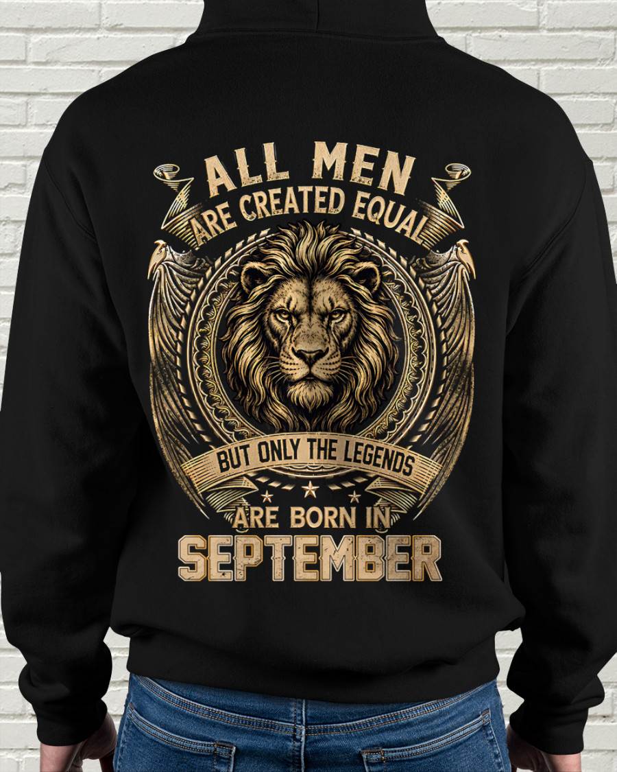 SEPTEMBER BORN LEGEND SHIRT – LION KING - FOR MAN - TLEE09 (SKU2606-177-09)