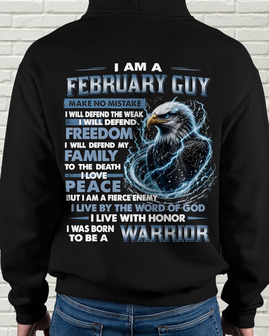 FEBRUARY GUY – DEFENDER OF FREEDOM - FOR MAN - TLEE02 (SKU2607-272-02)