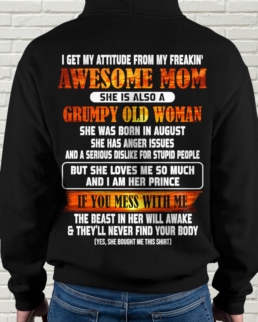 AUGUST - MESS WITH ME, MEET MY AWESOME MOM - FROM MOM - TLEE08 (SKU2606-142-08)