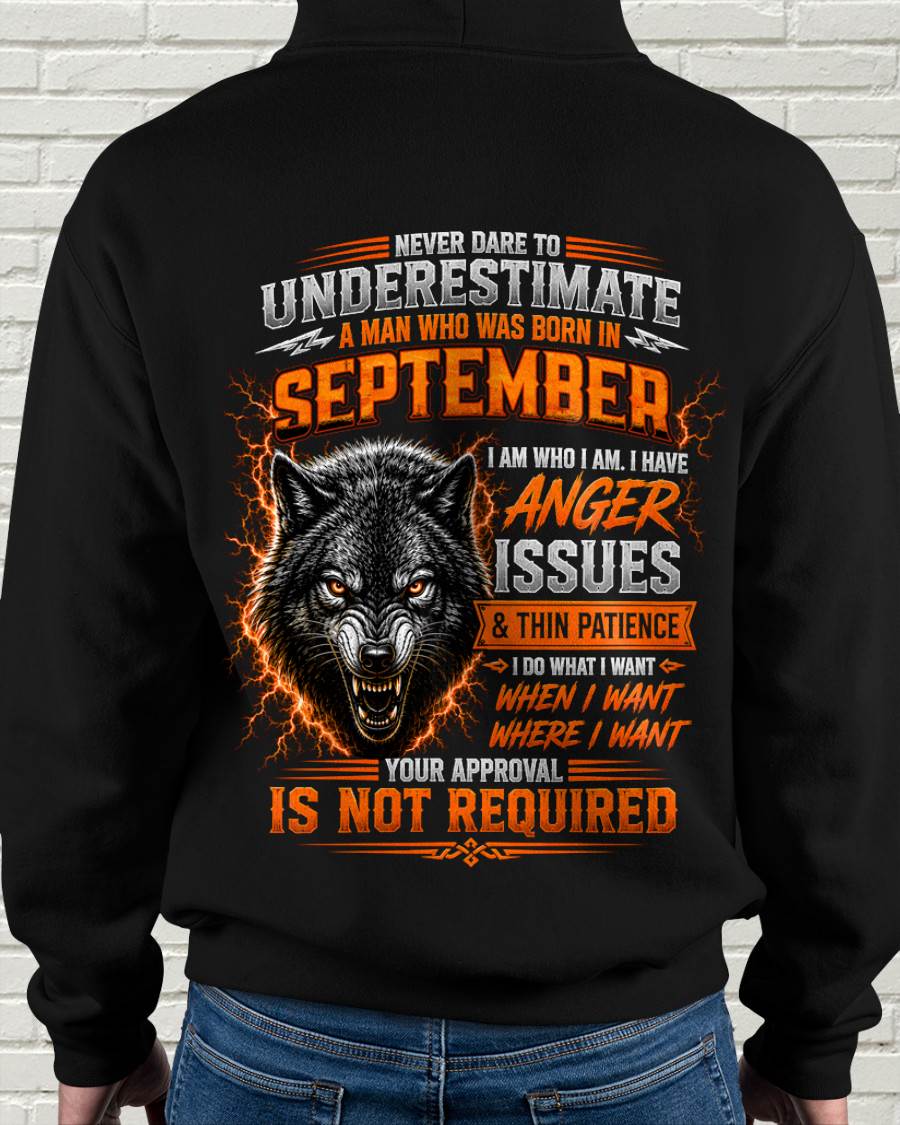 SEPTEMBER MAN I DO WHAT I WANT SHIRT - FOR MAN - TLEE09 (SKU2608-244-09)