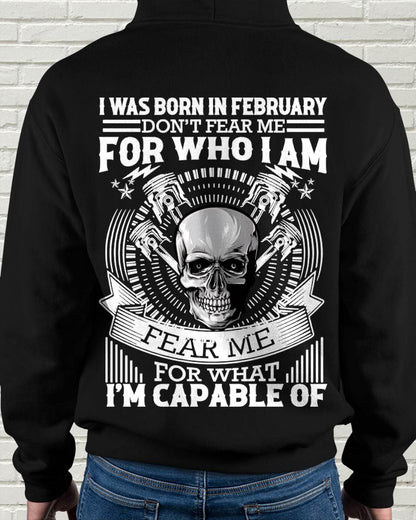 FEBRUARY – DON’T FEAR ME FOR WHO I AM, FEAR ME FOR WHAT I’M CAPABLE OF - FOR MAN - TLEE02 (SKU2604-199-02)