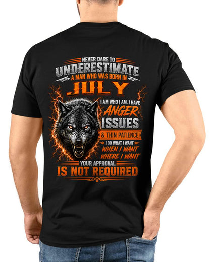 JULY MAN I DO WHAT I WANT SHIRT - FOR MAN - TLEE07 (SKU2608-244-07)