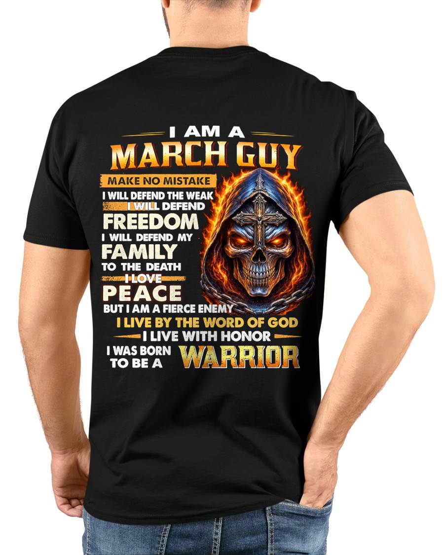 MARCH – DEFENDER OF FAMILY AND FREEDOM - FOR MAN - TLEE03 (SKU2605-46-03)