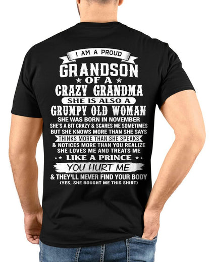 NOVEMBER - GRANDSON OF A CRAZY GRANDMA - FROM GRANDMA - TLEE11 (SKU2606-274-11)