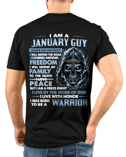 JANUARY GUY – NEVER BACK DOWN - FOR MAN - TLEE01 (SKU2607-271-01)