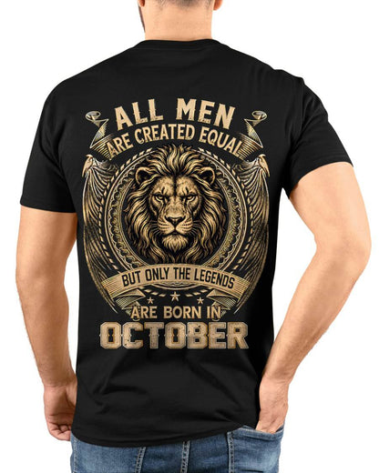 OCTOBER BORN LEGEND SHIRT – LION KING - FOR MAN - TLEE10 (SKU2606-177-10)