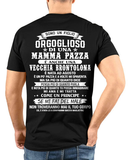 AGOSTO / FIGLIO DI UNA MAMMA PAZZA - REGALO DA MAMMA  - TLEE08 (SKU2606-204-08)