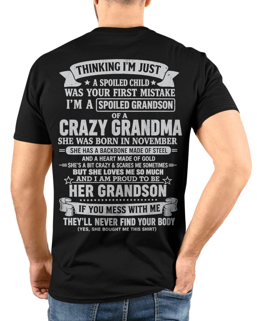 NOVEMBER - GRANDMA’S PROTECTION MODE: ON - FROM GRANDMA - TLEE11 (SKU2607-06-11)