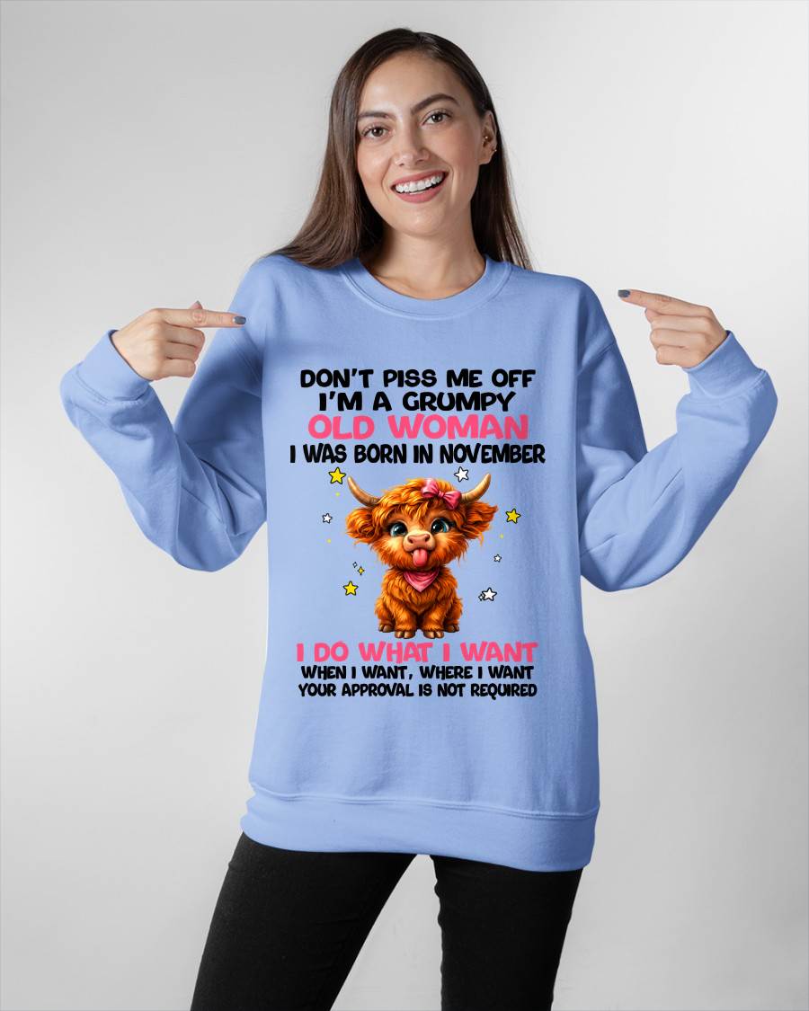 NOVEMBER GRUMPY LADY SHIRT - FOR WOMEN - TLEE11 (SKU2607-215-11)