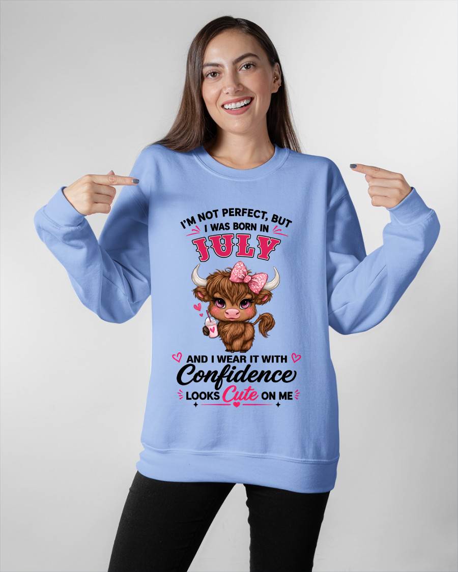 JULY BORN CONFIDENCE TEE - FOR WOMEN - TLEE07 (SKU2608-118-07)