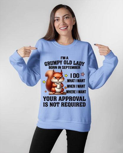 SEPTEMBER BORN WOMEN DON’T NEED APPROVAL TEE - FOR WOMEN - TLEE09 (SKU2605-211-09)